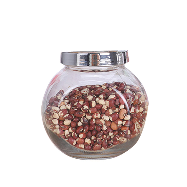 Empty Glass Mason Jar with Handle