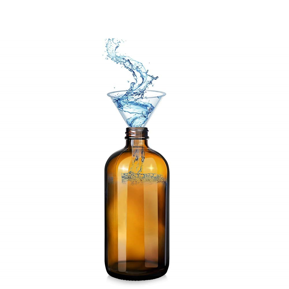 Empty Glass Spray Bottles Durable Black Trigger Sprayer Heavy Duty Mist Stream Stream Settings Great for Essential Oils Cleaning