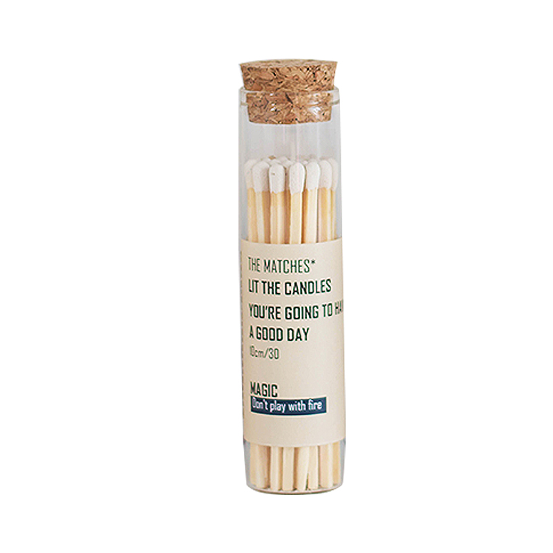 Empty High Quality Customized Matches Matchbox Glass Jar