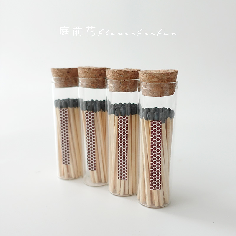 Empty High Quality Customized Matches Matchbox Glass Jar