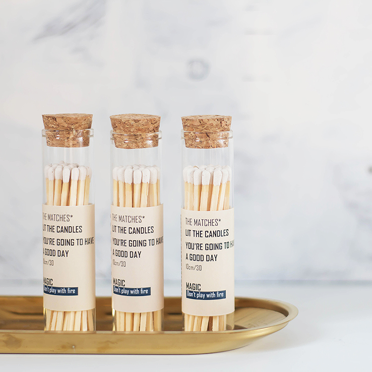 Empty High Quality Customized Matches Matchbox Glass Jar