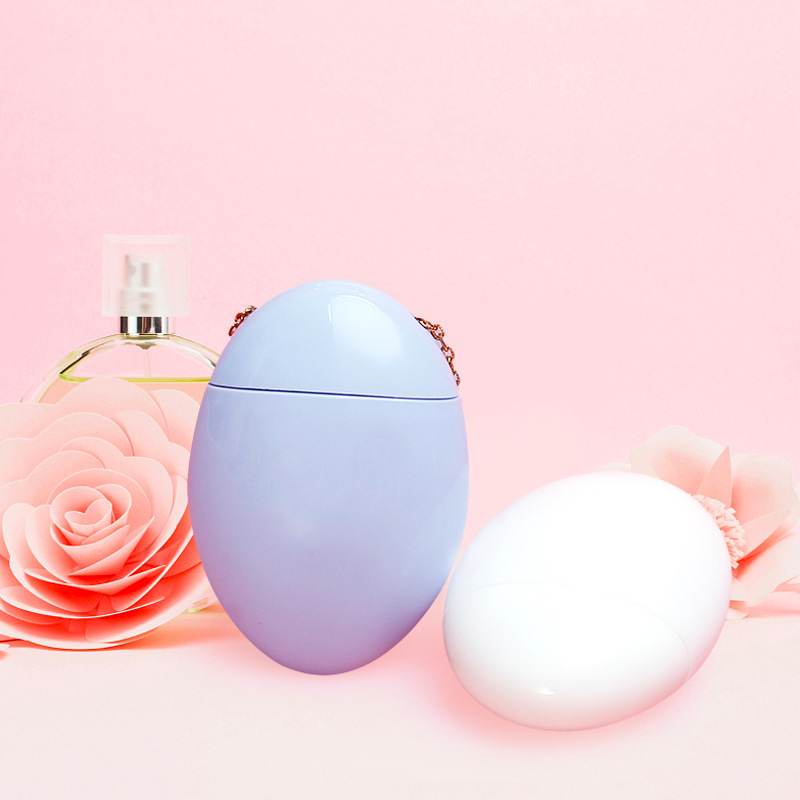 Empty Hot Sale 50ml 60ml Goose Egg Shape Blue Pink Hand Cream Bottle