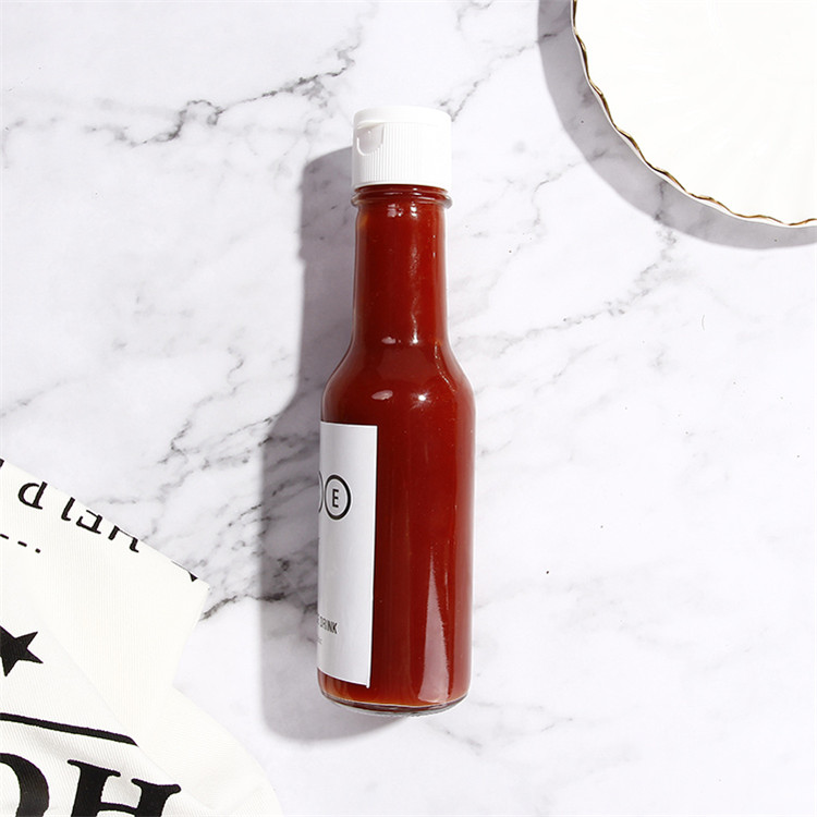 Empty Hot Sauce 150ml Ketchup Packaging Woozy Bottle 5oz Salad Dressing Bottle Hot Sauce Bottle