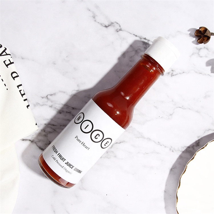 Empty Hot Sauce 150ml Ketchup Packaging Woozy Bottle 5oz Salad Dressing Bottle Hot Sauce Bottle