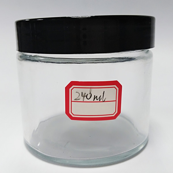 Empty Large Elegant Refillable 8OZ 8 ounce Slime Beauty Products Face Cream Jars With Lids