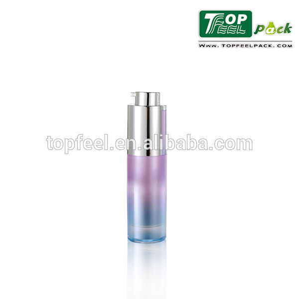 Empty Luxury 15ml Twist Up Round Rotary Airless Pump Bottles Cream Jar