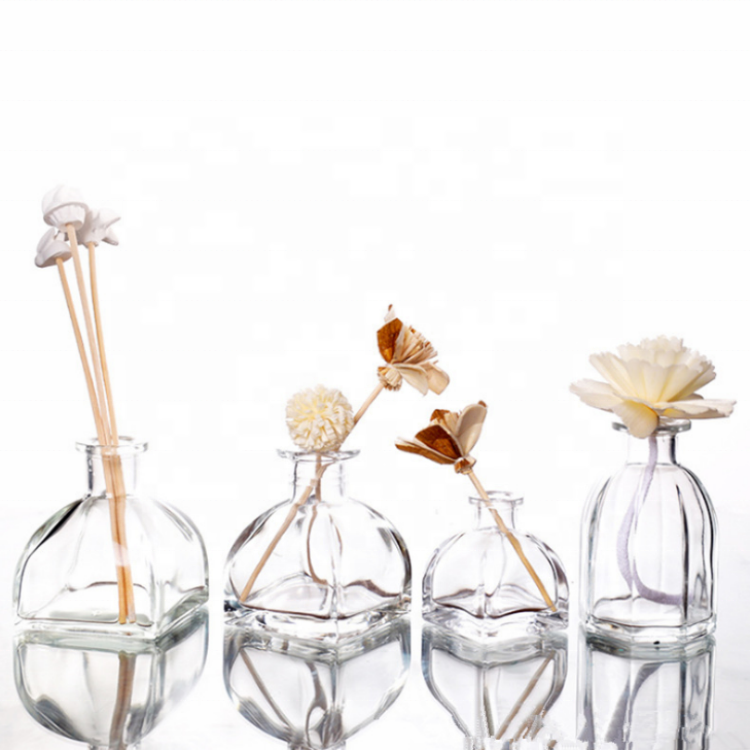 Empty Luxury Car Air Freshener Glass Bottle  Aroma Reed Diffuser