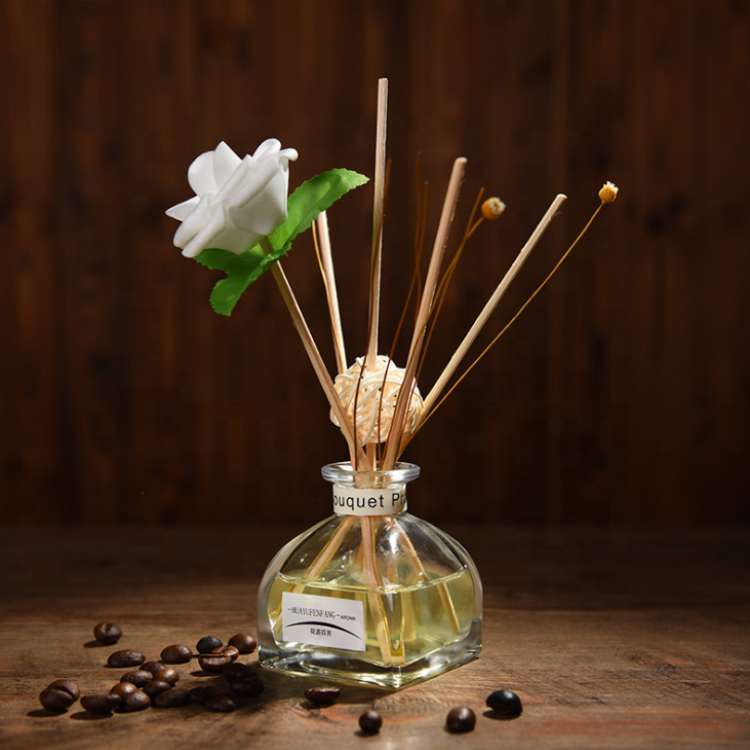 Empty Luxury Car Air Freshener Glass Bottle Aroma Reed Diffuser