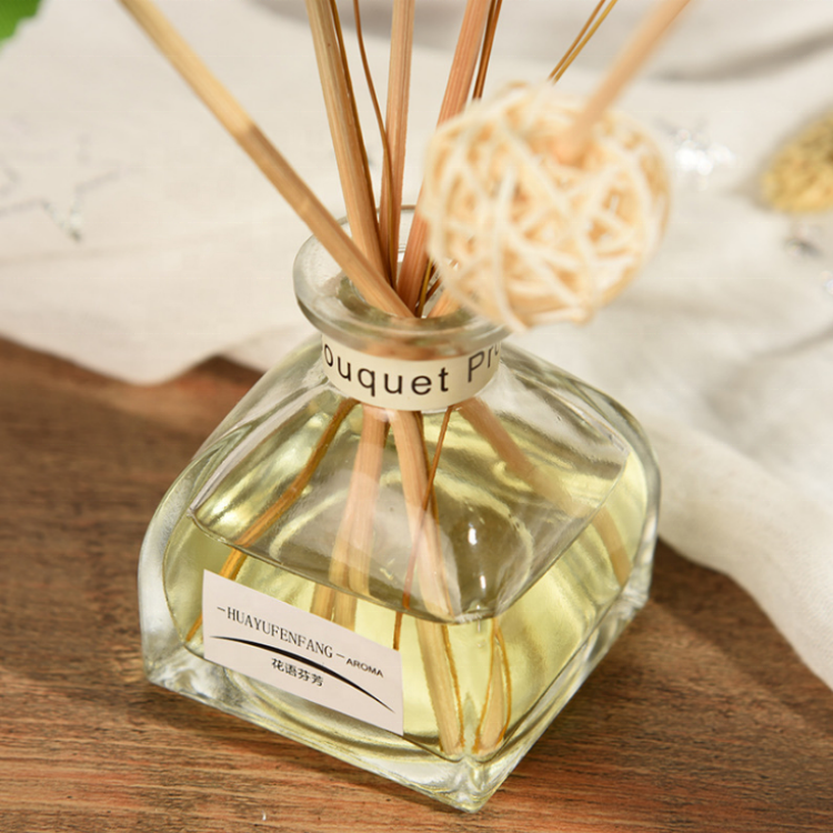 Empty Luxury Car Air Freshener Glass Bottle Aroma Reed Diffuser