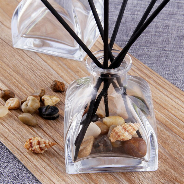 Empty Luxury Car Air Freshener Glass Bottle Aroma Reed Diffuser