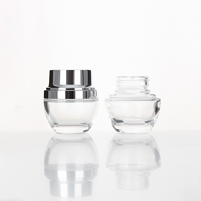 Empty Luxxury Cosmetic 5g 15g 30g 50g Round White Acrylic Plastic Cream Jar