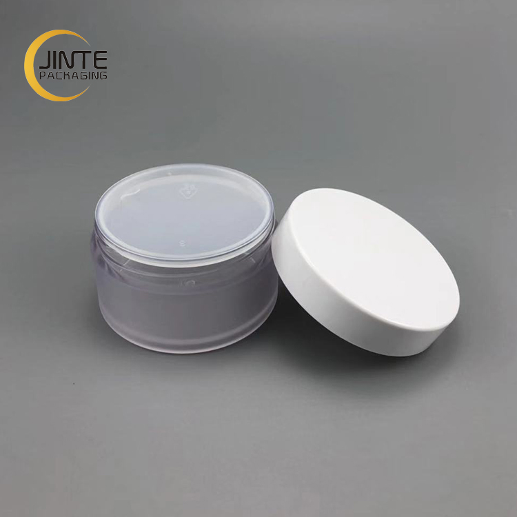 Empty Makeup Container 100ml Hand Cream Packaging Frosted PETG jar