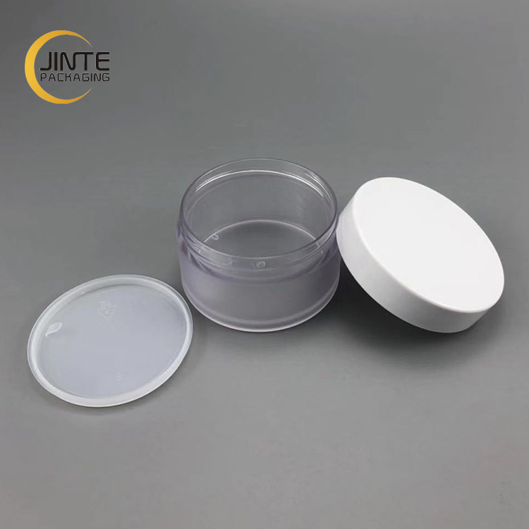 Empty Makeup Container 100ml Hand Cream Packaging Frosted PETG jar