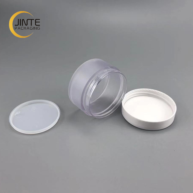 Empty Makeup Container 100ml Hand Cream Packaging Frosted PETG jar