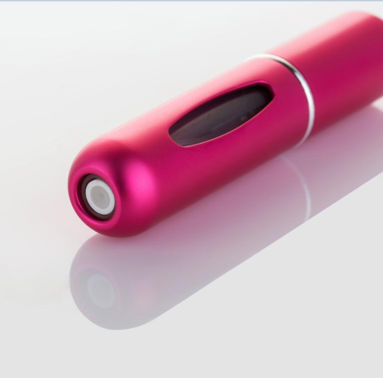 Empty Mini 5ml Bottom Refillable Aluminum Perfume Bottle Perfume Atomizer Portable Pocket Spray Perfume Aluminum Atomizers