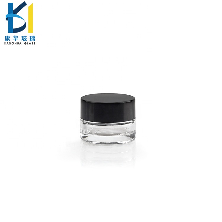 Empty Mini Eye Cream Clear Frosted Glass Jar 5ml 6ml Glass Jar