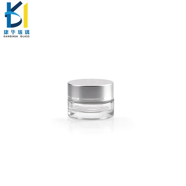 Empty Mini Eye Cream Clear Frosted Glass Jar 5ml 6ml Glass Jar