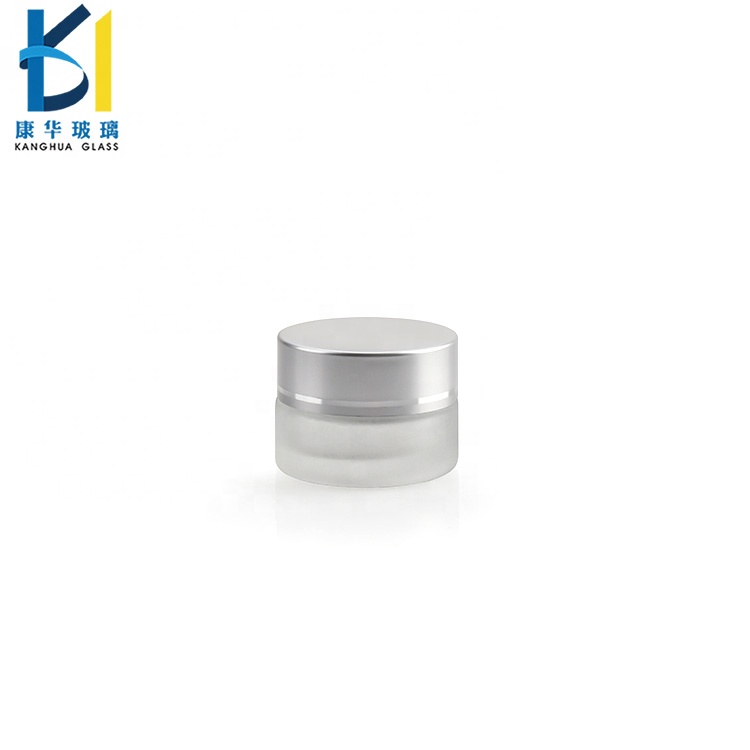 Empty Mini Eye Cream Clear Frosted Glass Jar 5ml 6ml Glass Jar