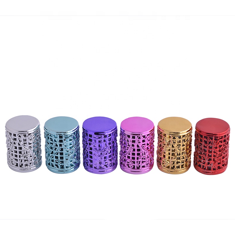 Empty Mini Luxury 3ml 5ml 8ml 10ml 12ml 15ml Roller Glass Bottle Roll on Bottles with Alloy Cap Metal Lid for Essential Oil