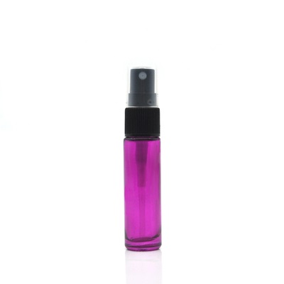Empty Mini Pocket perfume package 6ml 8ml 10ml 15ml thick Glass Mist Spray Bottle with plastic Atomizer sprayer