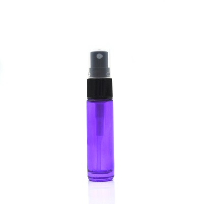 Empty Mini Pocket perfume package 6ml 8ml 10ml 15ml thick Glass Mist Spray Bottle with plastic Atomizer sprayer