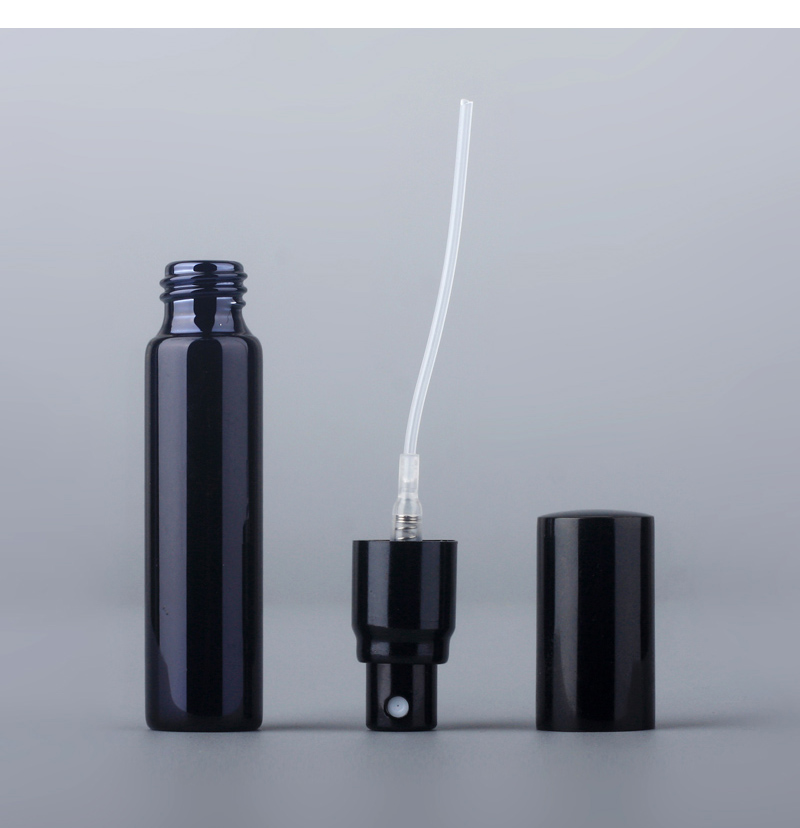 Empty Mini Refillable 5ml 10ml UV Coating Color Portable Glass Perfume Bottles Pocket Spray Parfum Bottle