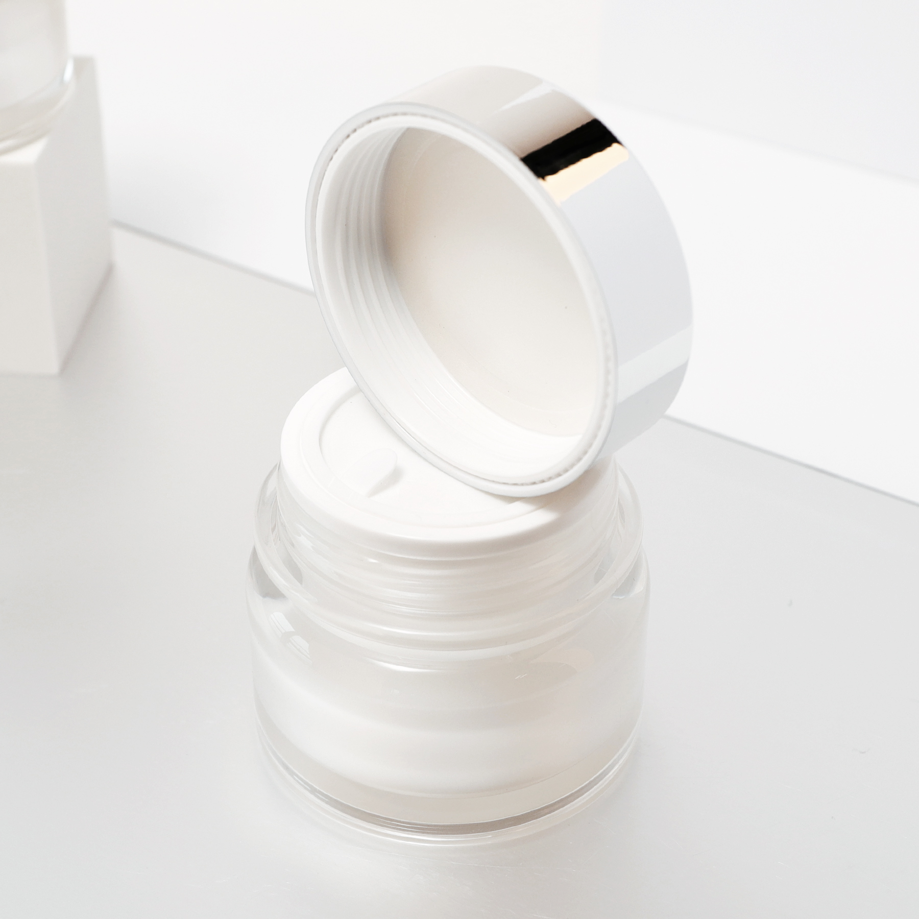 Empty Moisturizing Hand Face Cosmetic Cream Jar Container 8oz 20g 30g