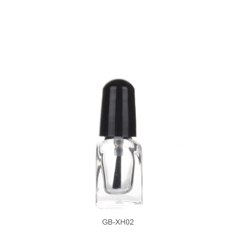 Empty Nail Polish Bottles with Brush Cap, Clear Glass Bottle Container  2ml 3ml