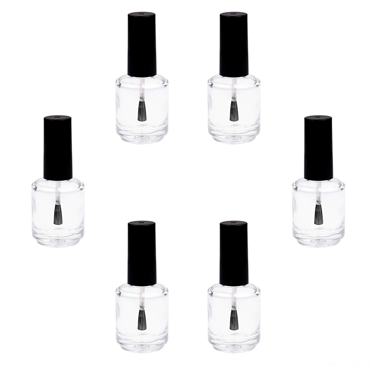 Empty Nail Polish Bottles with Dupont Brushes