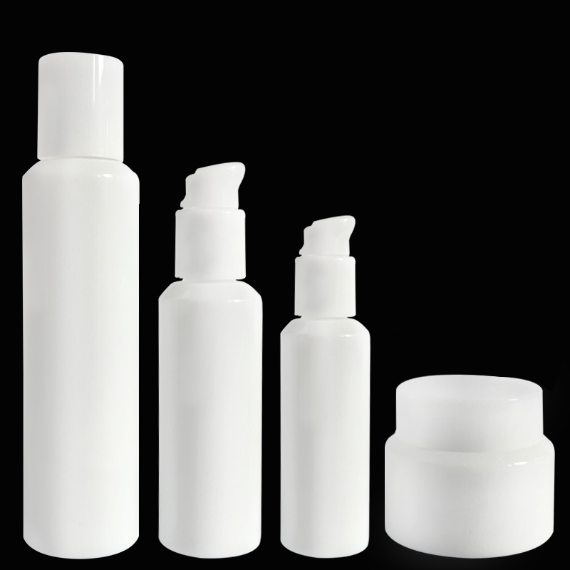 Empty Opal Essence White Porcelain Cosmetic Packaging Bottle
