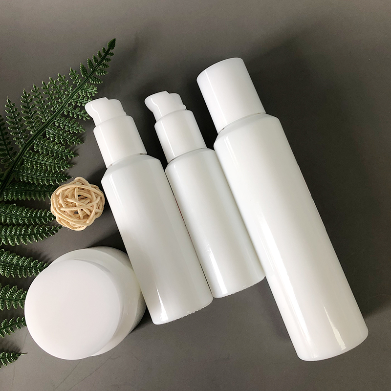 Empty Opal Essence White Porcelain Cosmetic Packaging Bottle