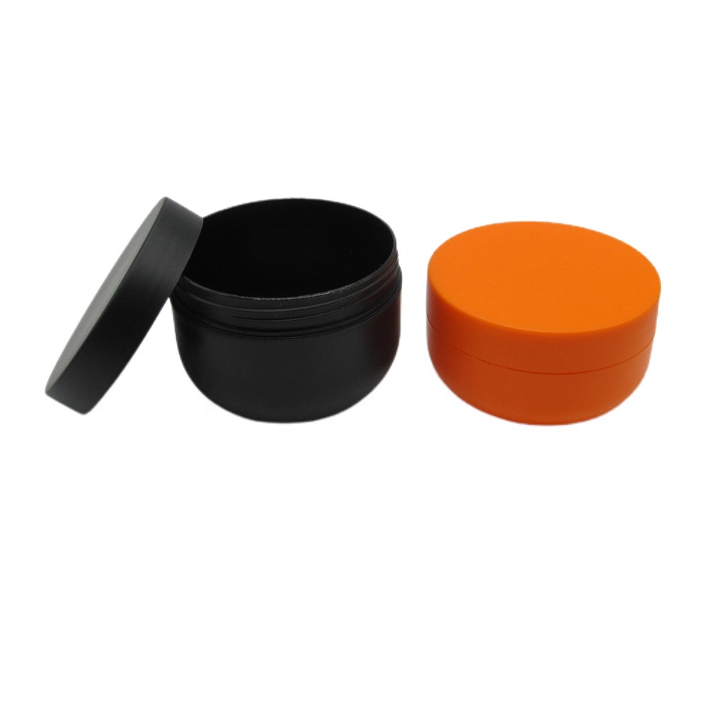 Empty Orange Bowl Shape PP Plastic Cream Containers 16oz 500ml Cosmetic Jar for Skin Care