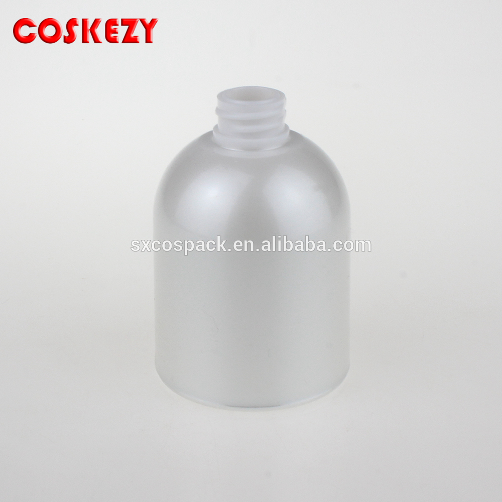 Empty Pearl white 30ml airless pump bottle white face cream bottle with silver shoulder wholesale