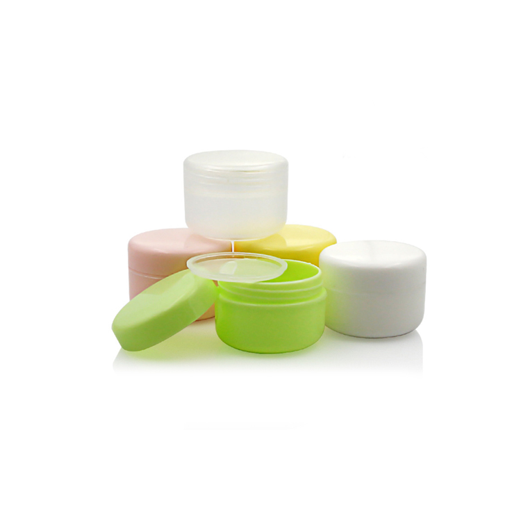 Empty Plastic 50Ml 100Ml Colored Luxury Plastic Face Cream Jar Pp Cosmetic