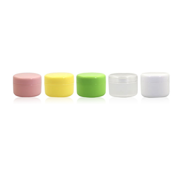 Empty Plastic 50Ml 100Ml Colored Luxury Plastic Face Cream Jar Pp Cosmetic