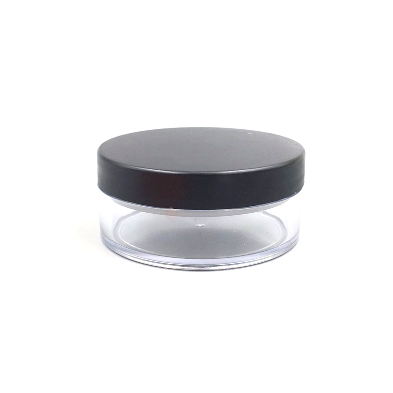 Empty Plastic Cosmetic Packaging Loose Powder Plastics Jar cosmetic containers with sifter