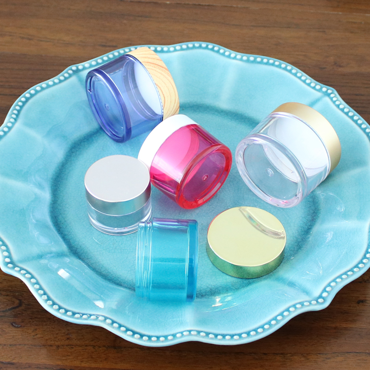 Empty Plastic PET Cream Jars for Cosmetics,plastic jar with lid