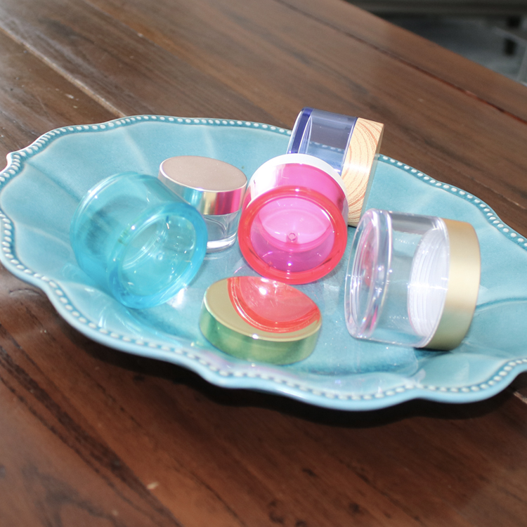 Empty Plastic PET Cream Jars for Cosmetics,plastic jar with lid