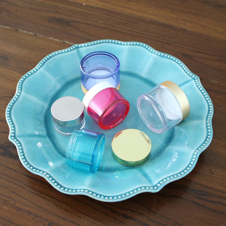 Empty Plastic PET Cream Jars for Cosmetics,plastic jar with lid
