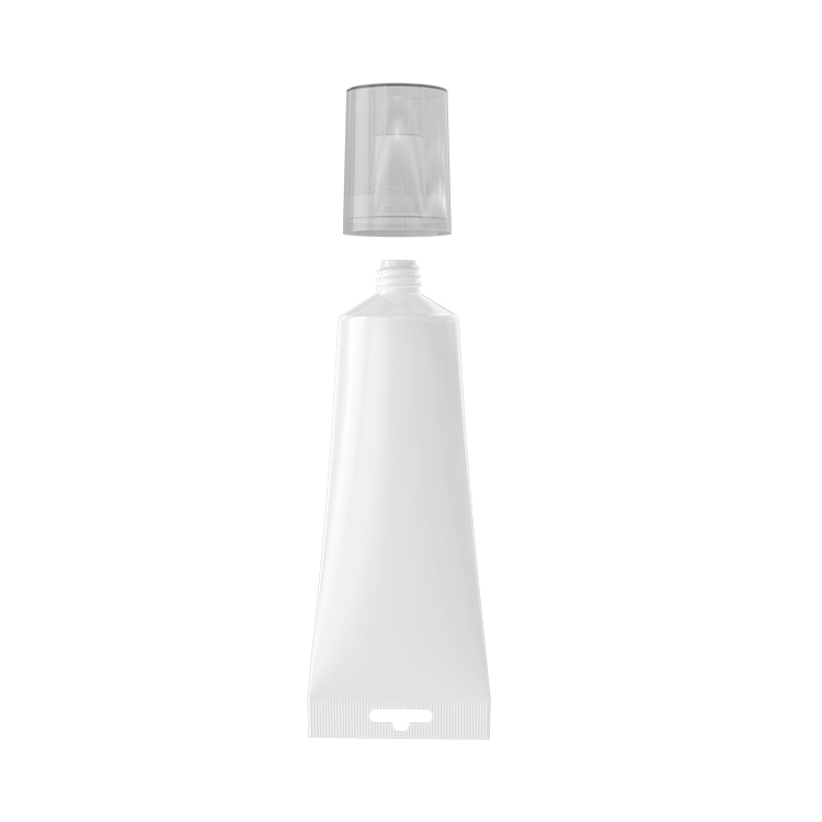 Empty Plastic Squeeze Tubes Cosmetic Containers Refillable Plastic Tubes PE Travel Bottle