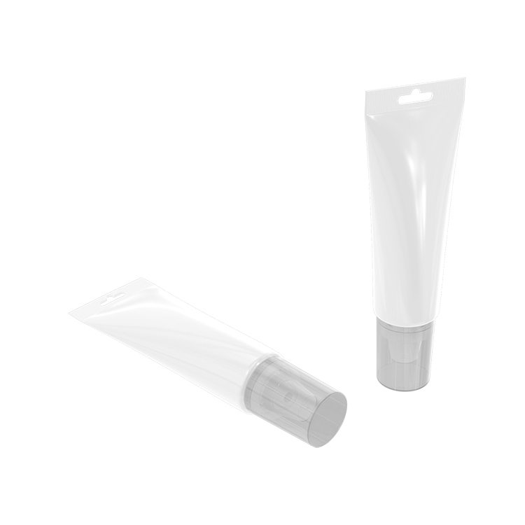 Empty Plastic Squeeze Tubes Cosmetic Containers Refillable Plastic Tubes PE Travel Bottle