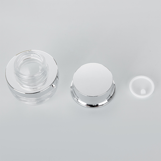 Empty Pp Yellow Pink green Crystal White Plastic Container 10g 20g 30g 50g 100g 120g 150g 250g Plastic Jar For Cosmetics Cream