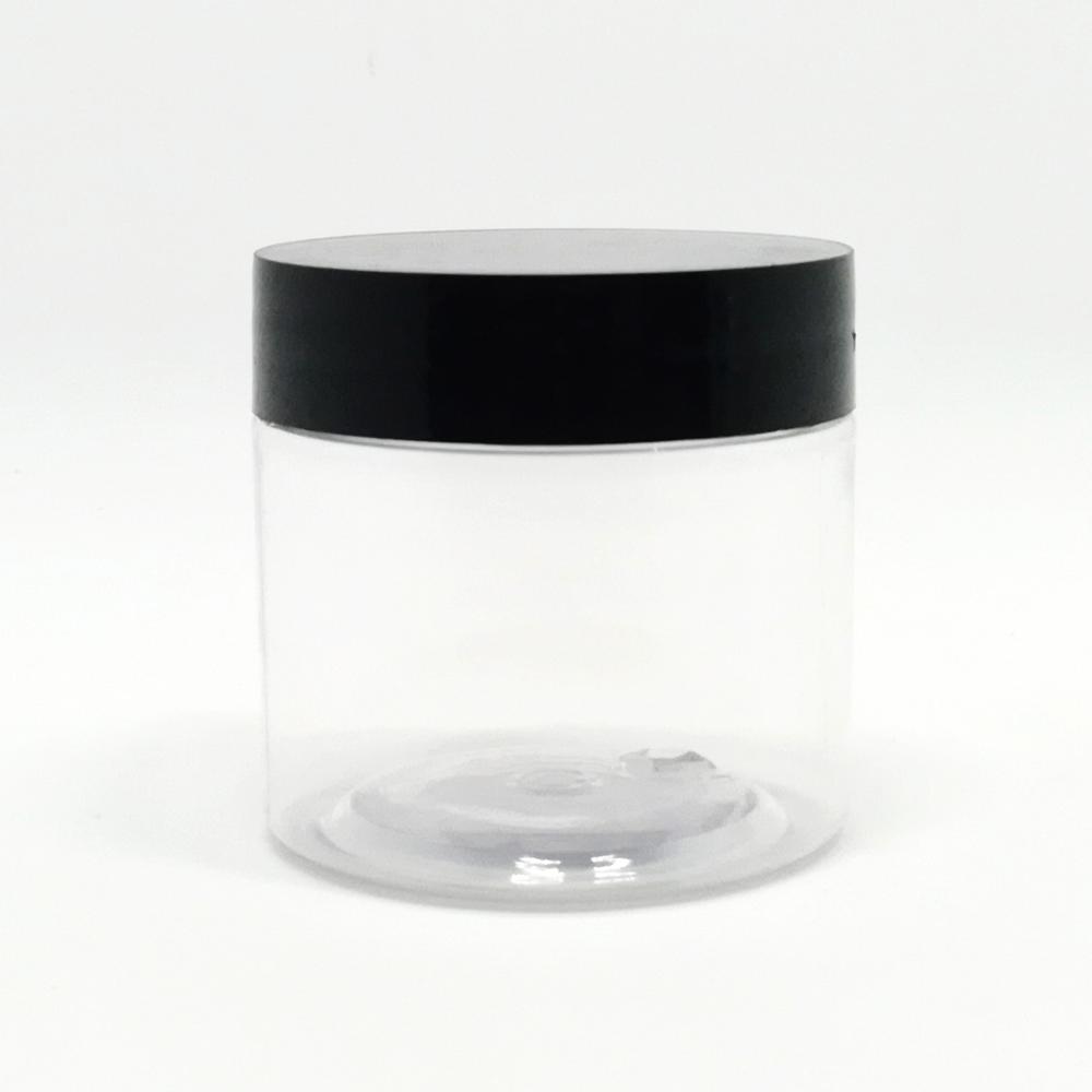 Empty Recyclable Custom Color Pet 8oz 250g Plastic Jar With Sealing Lid for Personal Care