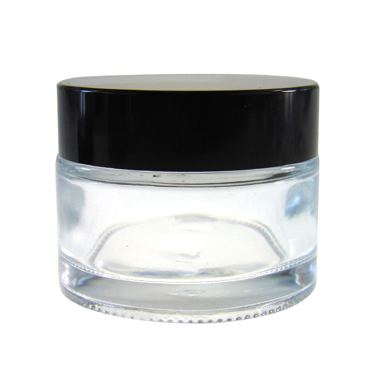 Empty Refillable 50g/50ml Frosted Glass Makeup Lotion Lip Balms Eyeshadow Facial Cream Jar
