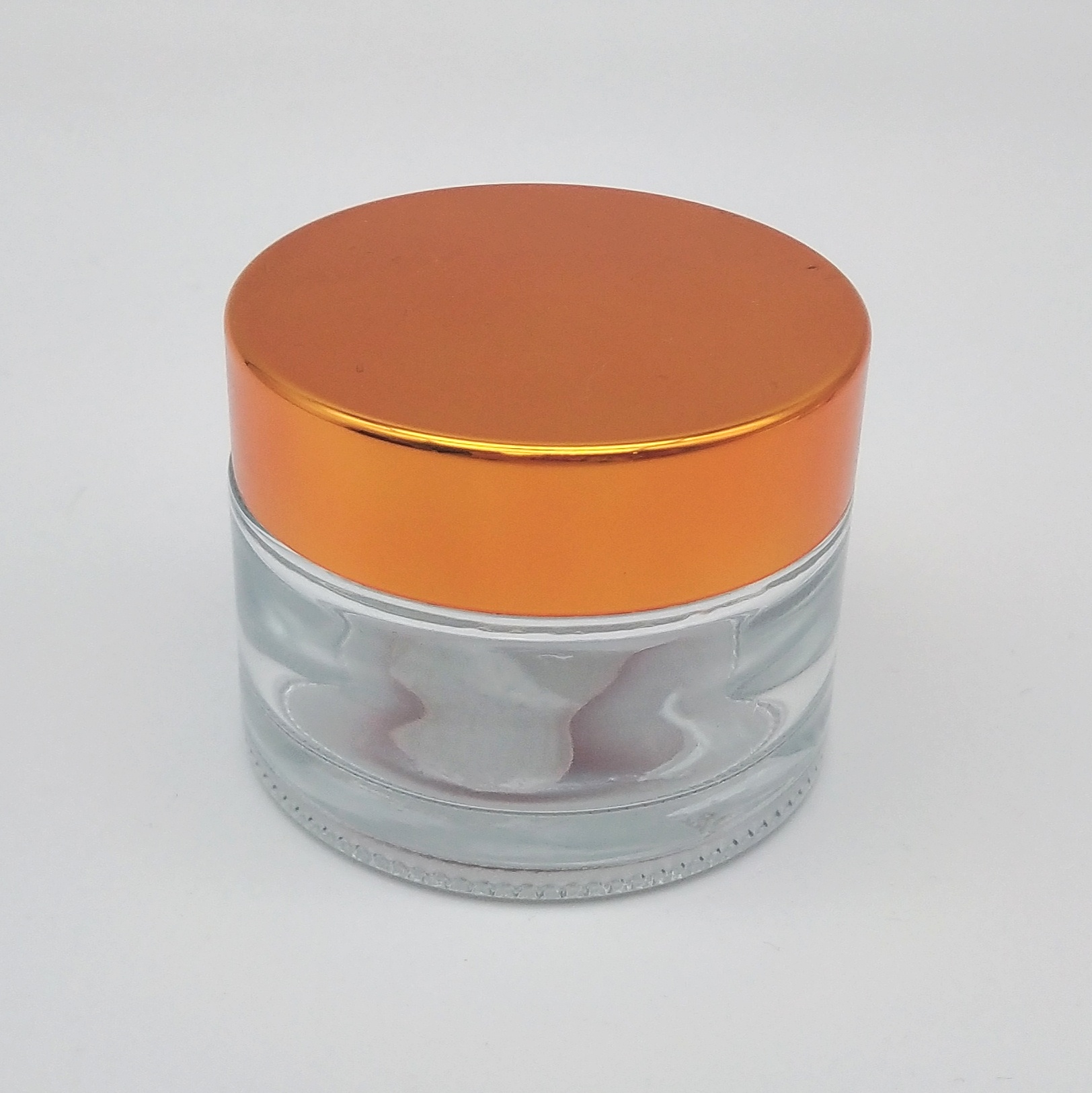 Empty Refillable 50g/50ml Frosted Glass Makeup Lotion Lip Balms Eyeshadow Facial Cream Jar