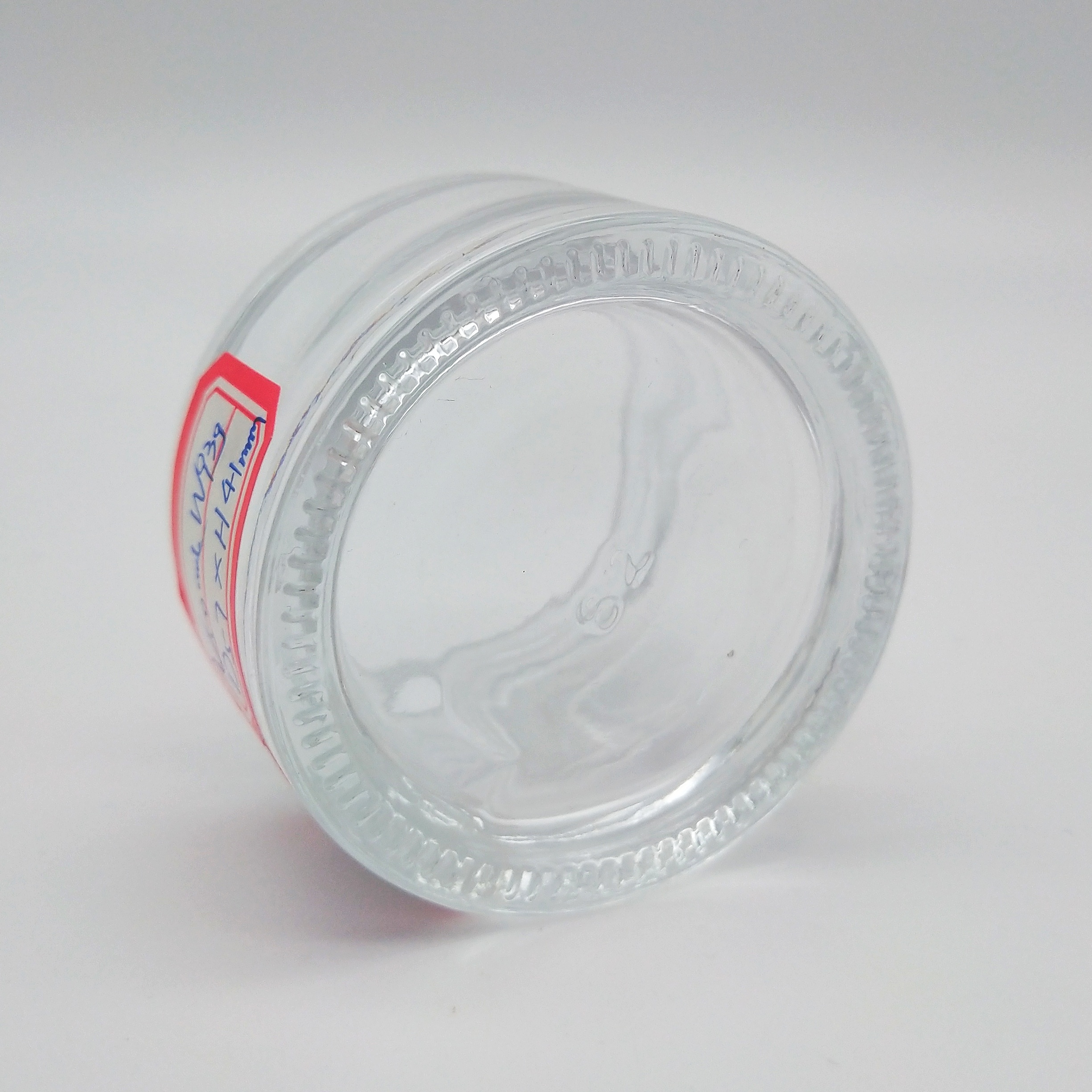 Empty Refillable 50g/50ml Frosted Glass Makeup Lotion Lip Balms Eyeshadow Facial Cream Jar