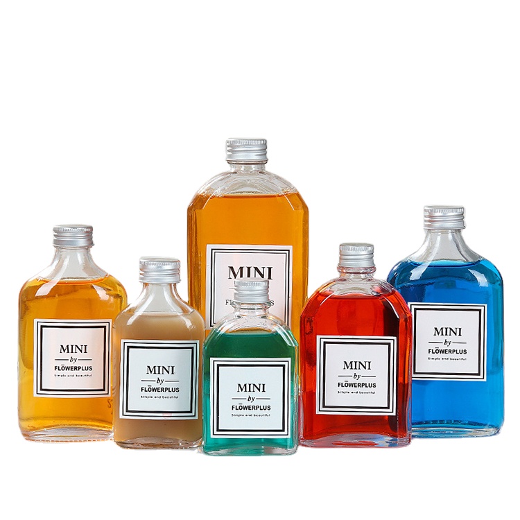 Empty Round 500ml Drinking Glass Water Bottles Juice Bottle Manufacturer