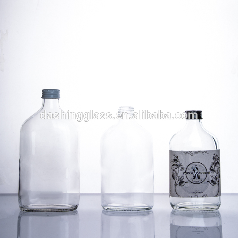Empty Round 500ml Drinking Glass Water Bottles Juice Bottle Manufacturer