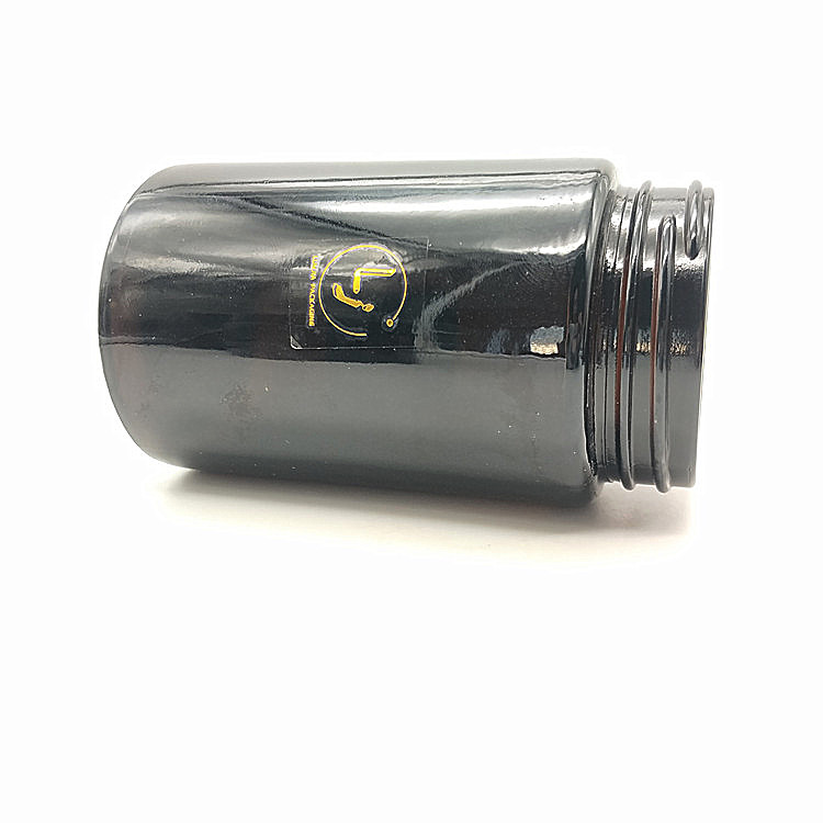 Empty Round Cosmetic Custom Straight Side Clear Food Container Glass Jar with Plastic Lid