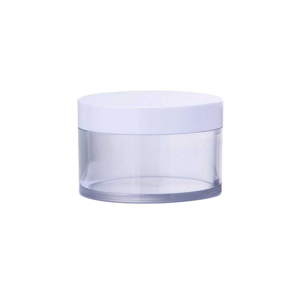 Empty Round Eco-friendly High Quality Custom Cosmetic Plastic Cosmetic Packaging Cream Jar 30g 50g 100g 150g 200g